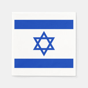 Israel flagga Napkins Pappersservett