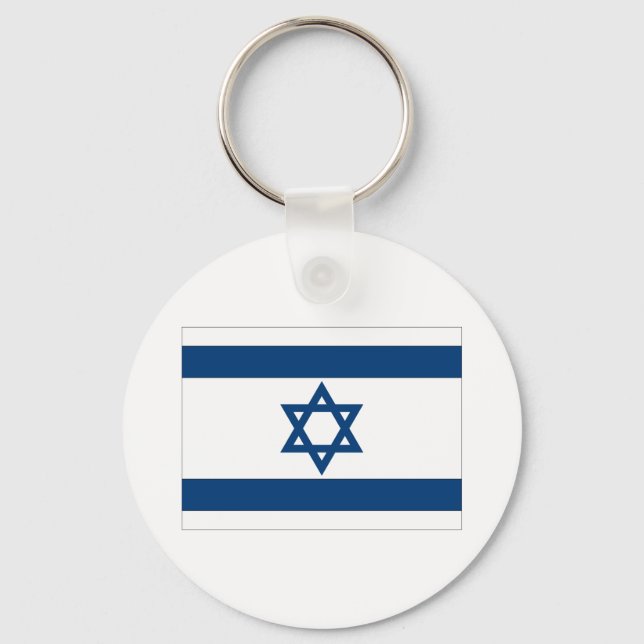 Israel Flagga Nyckelring (Framsida)