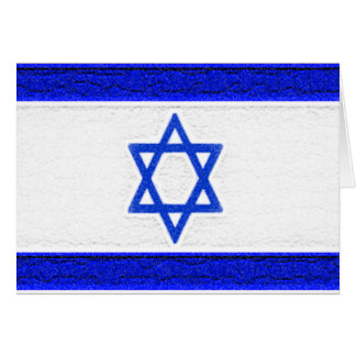 Israel flagga OBS kort