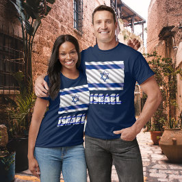 Israel Flagga Patriotic Unisex T Shirt