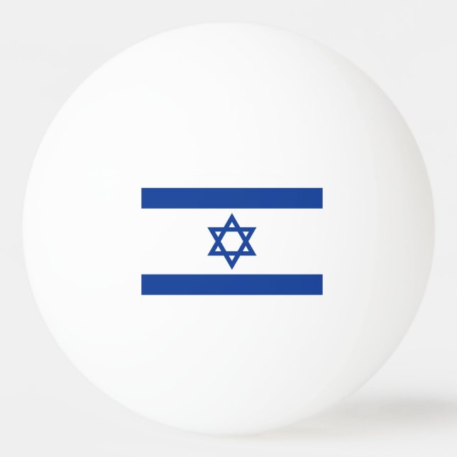 Israel flagga ping pong bollar för bord tennis (Framsidan)