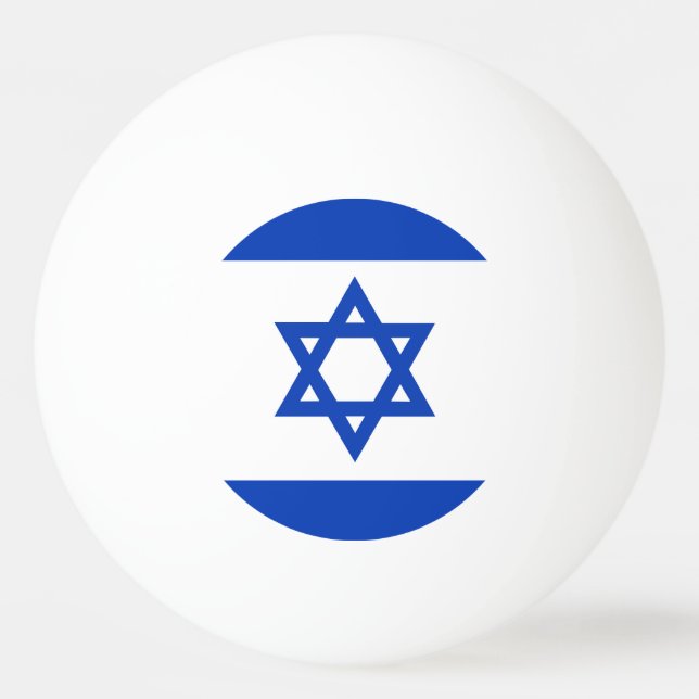 Israel flagga pingisboll (Framsidan)