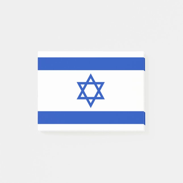 Israel Flagga Post-it Block (Framsida)