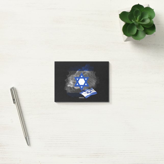 Israel flagga post-it block (Kontor)