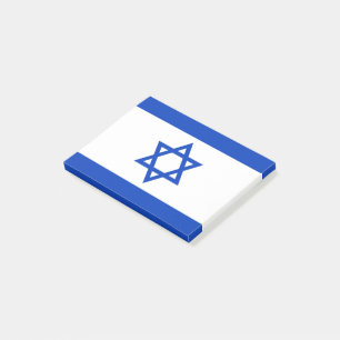 Israel flagga post-it block