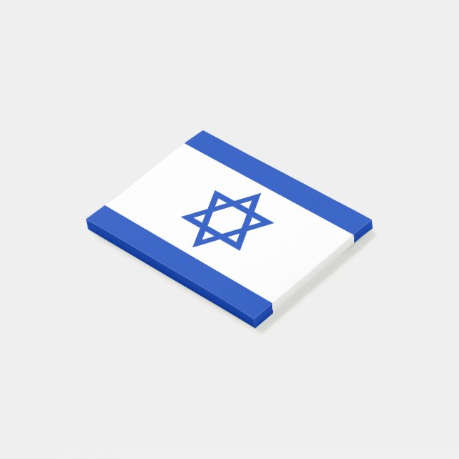 Israel flagga post-it block (Vinklad)
