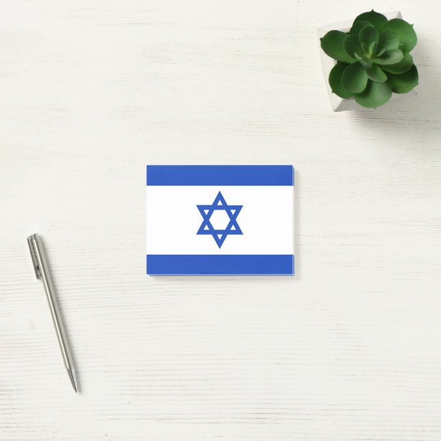 Israel flagga post-it block (Kontor)