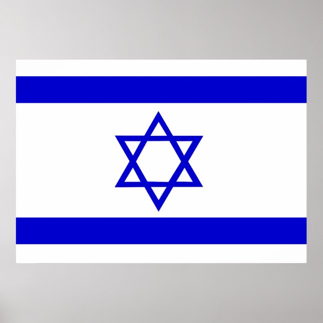 Israel Flagga Poster (Framsidan)