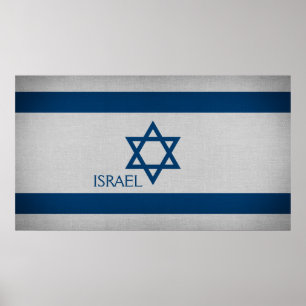 Israel Flagga Poster