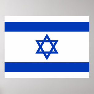 Israel Flagga Poster