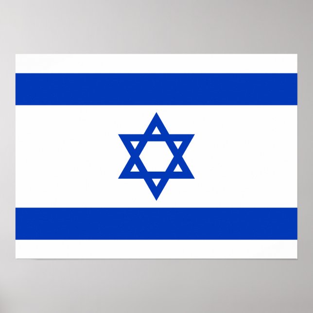 Israel Flagga Poster (Framsidan)