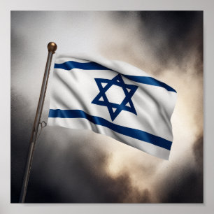 Israel Flagga Poster