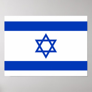 Israel Flagga Poster
