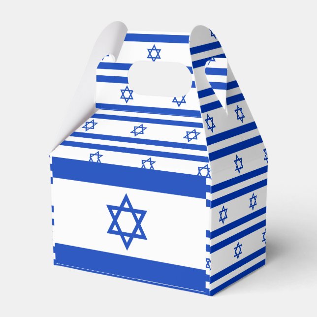 Israel Flagga Presentaskar (Baksidan Sidan)