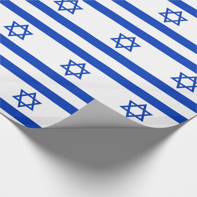 Israel Flagga Presentpapper (Hörn)