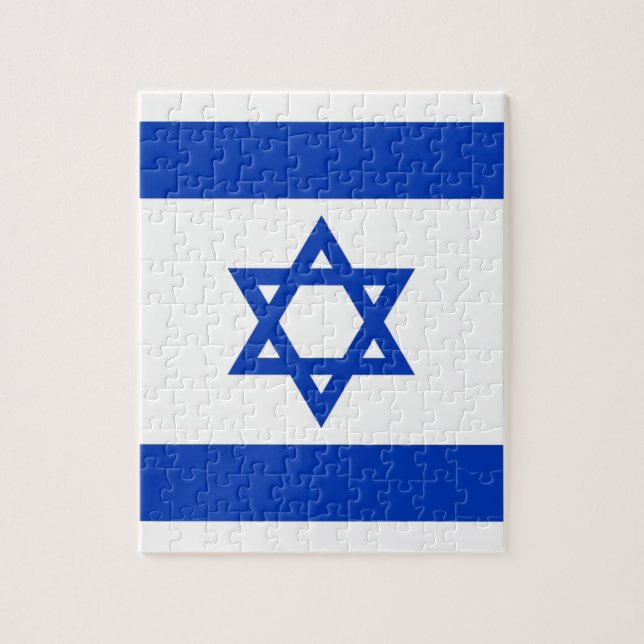 Israel Flagga Pussel (Vertikal)