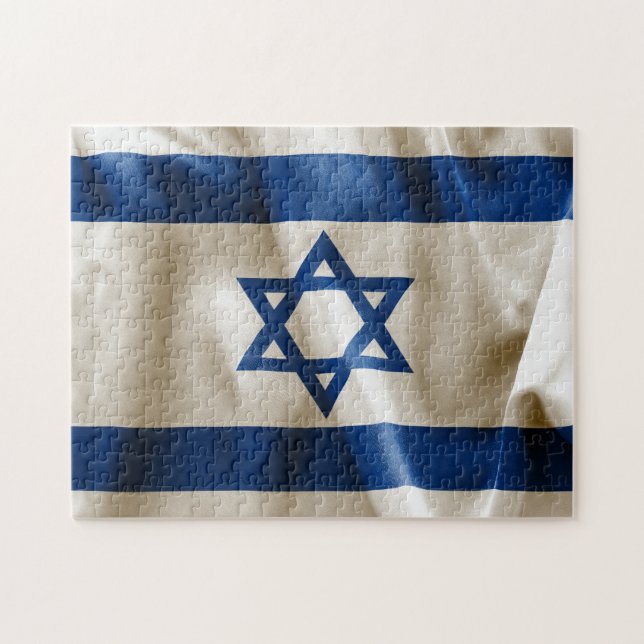 Israel-Flagga Pussel (Horisontell)