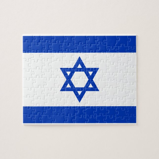 Israel Flagga Pussel (Horisontell)