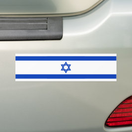 Israel-flagga Rektangulärt Bildekal