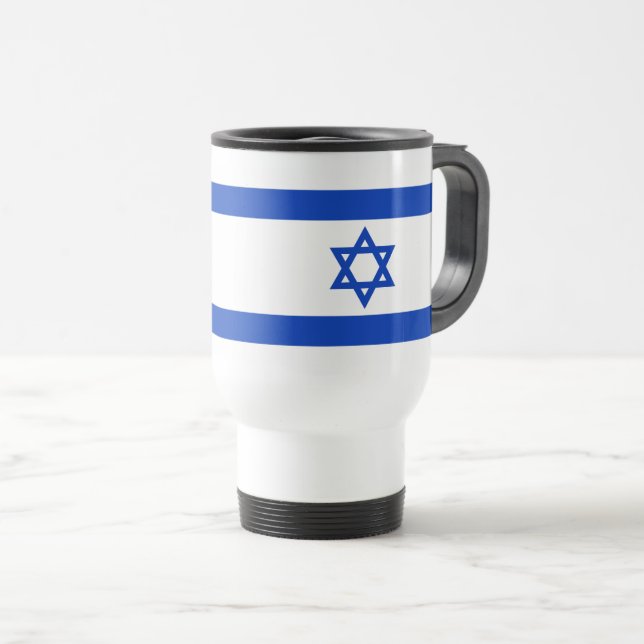 Israel flagga resemugg (Framsida höger)