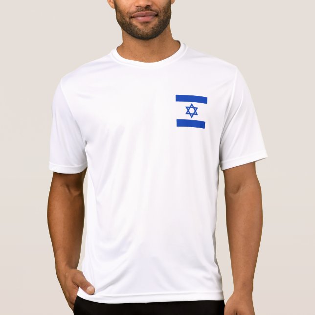 Israel flagga t shirt (Framsida)