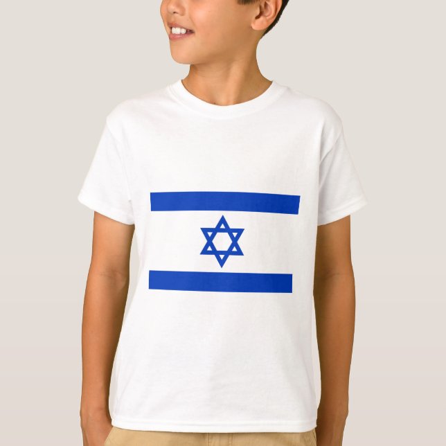 Israel flagga t shirt (Framsida)