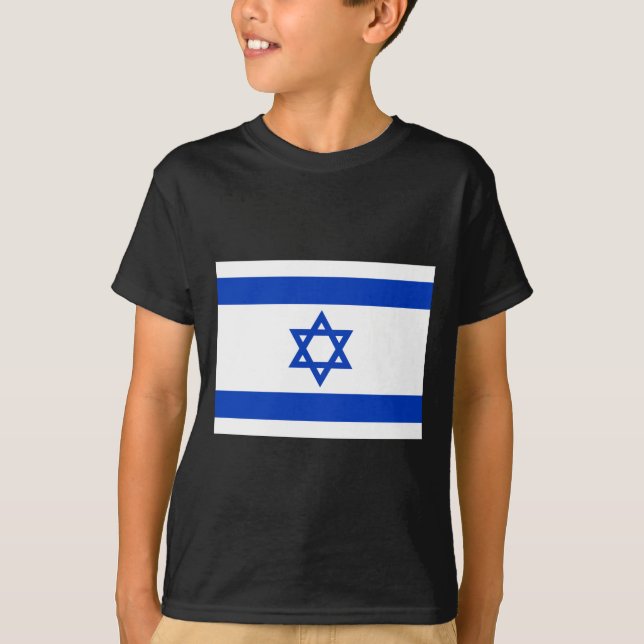 Israel flagga t shirt (Framsida)