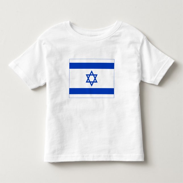 Israel Flagga T Shirt (Framsida)