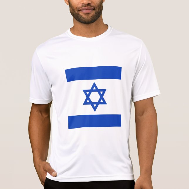Israel flagga t shirt (Framsida)