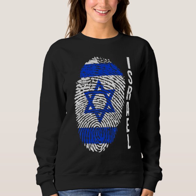 Israel Flagga T Shirt (Framsida)