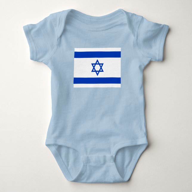 Israel Flagga T Shirt (Framsida)