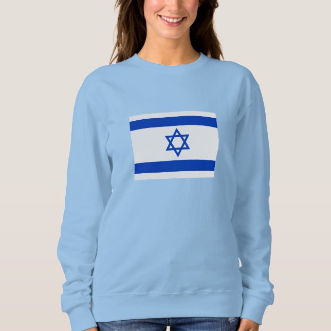 Israel Flagga T Shirt (Framsida)