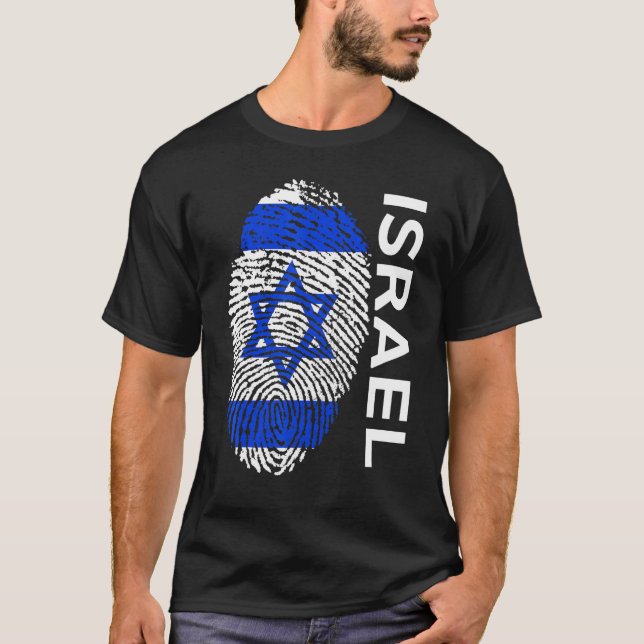 Israel Flagga Team Jersey Ärm Tröja (Framsida)
