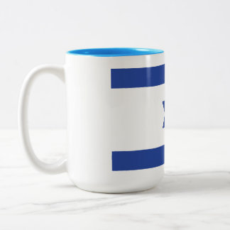 Israel Flagga Två-Tonad Mugg