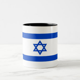 Israel Flagga Två-Tonad Mugg