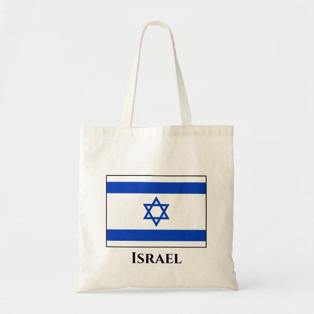 Israel Flagga Tygkasse (Framsidan)