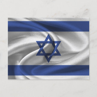Israel Flagga Vykort