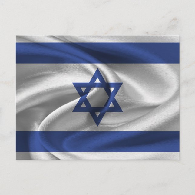 Israel Flagga Vykort (Framsida)