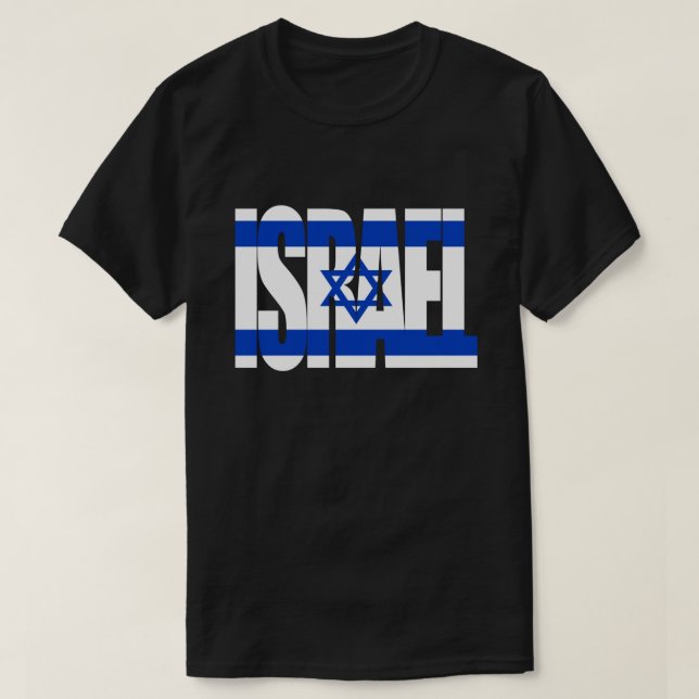 ISRAEL flaggaT-tröja Tröja (Design framsida)