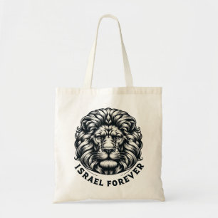Israel för evigt. Judeens lejon. Tote Bag Tygkasse