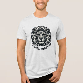 Israel för evigt. Judeens lejon. Tri-Blend T-shir T Shirt