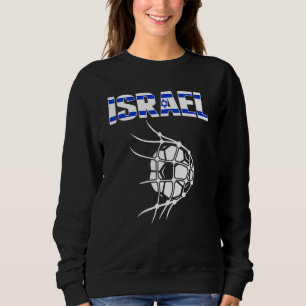 Israel Fotbollboll I Nät Mål Stöd Israelisk Fusk T Shirt