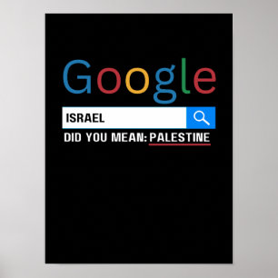 israel gjorde elak Palestina-garantin för forsknin Poster