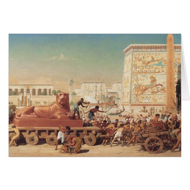 Israel i egypten hälsningskort (Framsidan Horizontal)