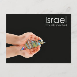 israel i handflatan vykort