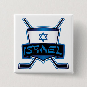 Israel Ice Hockey Flagga Badge Hockey Pin Knapp