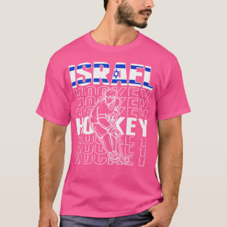 Israel Ice Hockey Fläkt Jersey Support israelisk H T Shirt