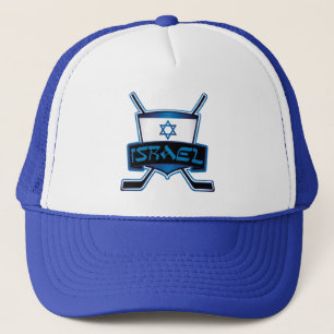 Israel ishockeyflagga truckerkeps