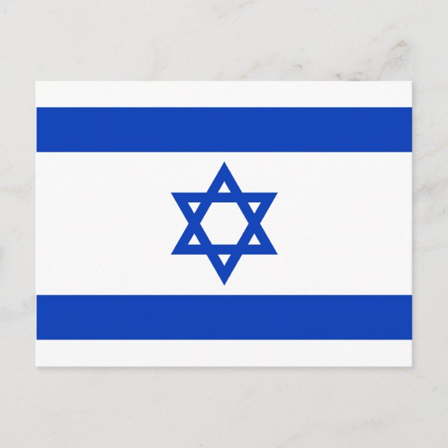 Israel, Israel, flagga Vykort (Framsida)