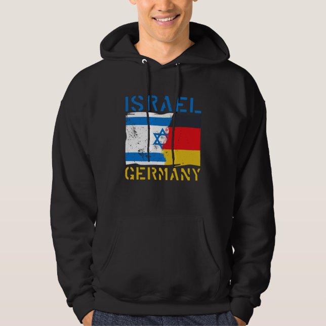 Israel Israeli Jerusalem Jews IDF  4 Hoodie (Framsida)